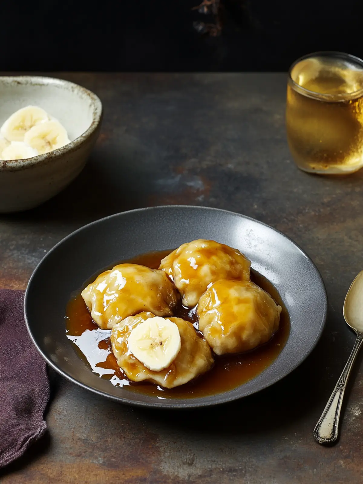 Golden Syrup and Banana Dumplings