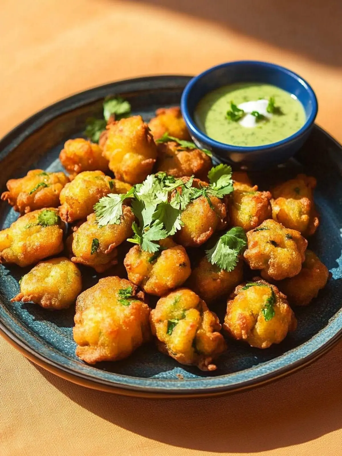 Zanzibari Pakoras w/ Coriander & Coconut Chutney