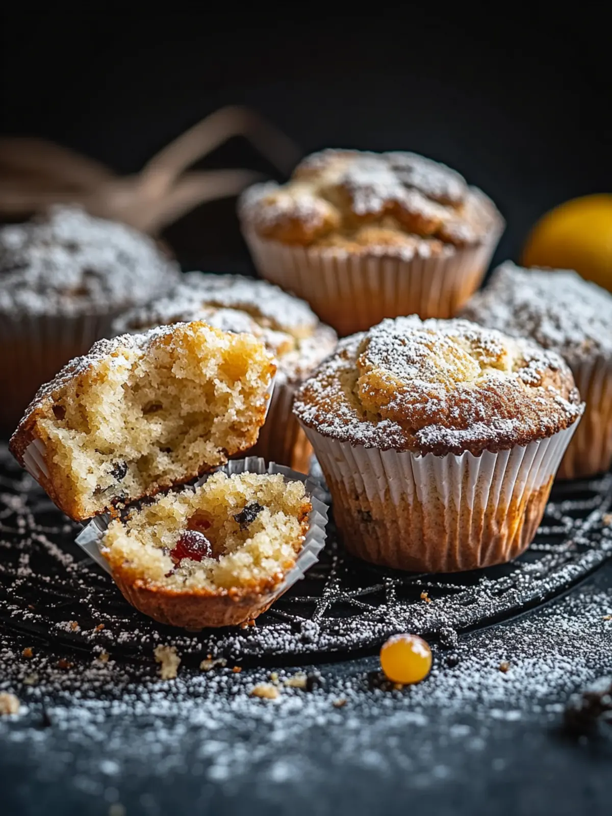 Stollen muffins