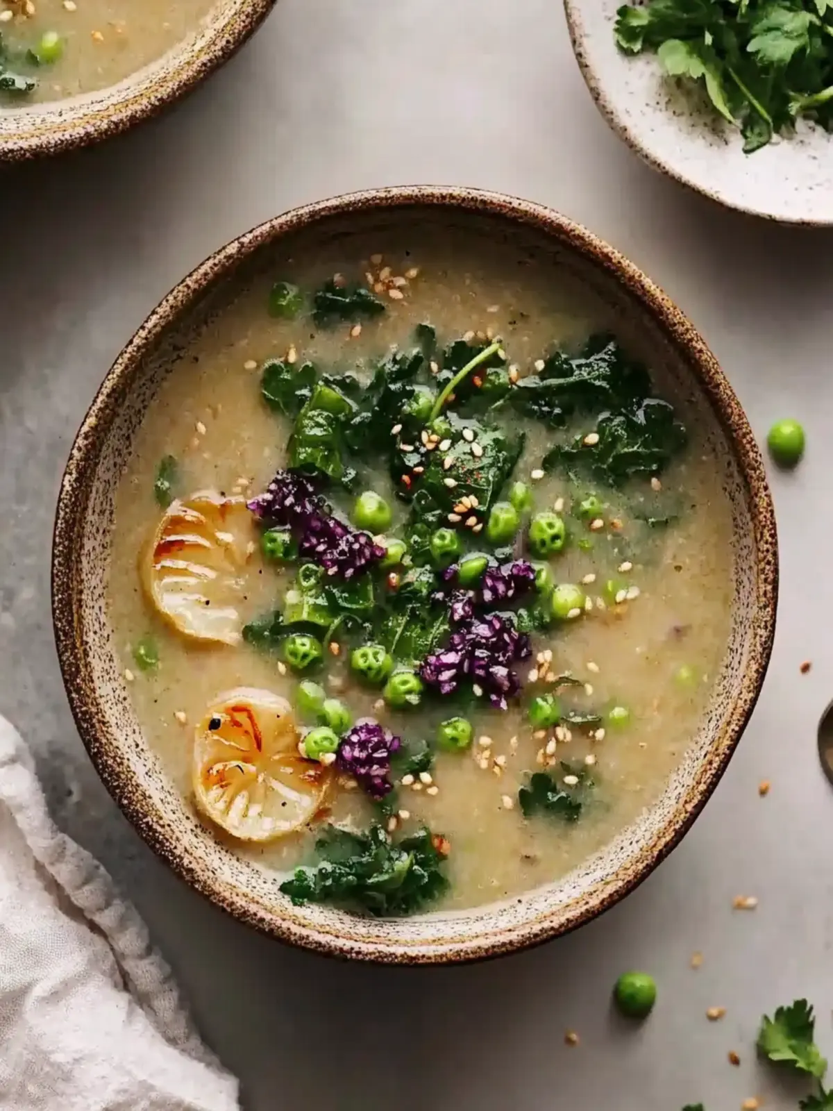 Roasted Garlic Miso Soup