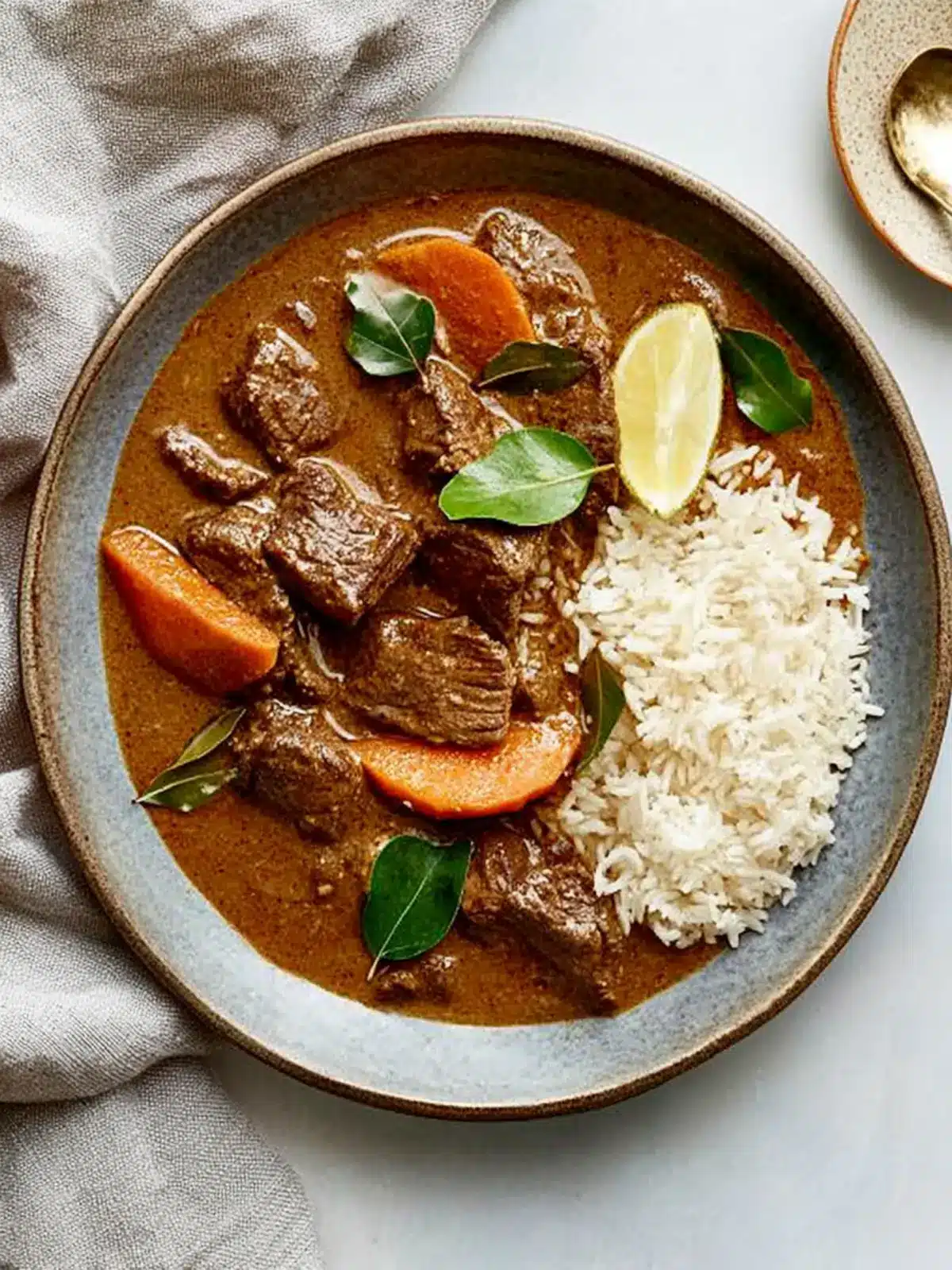 Sri Lankan beef and coconut curry