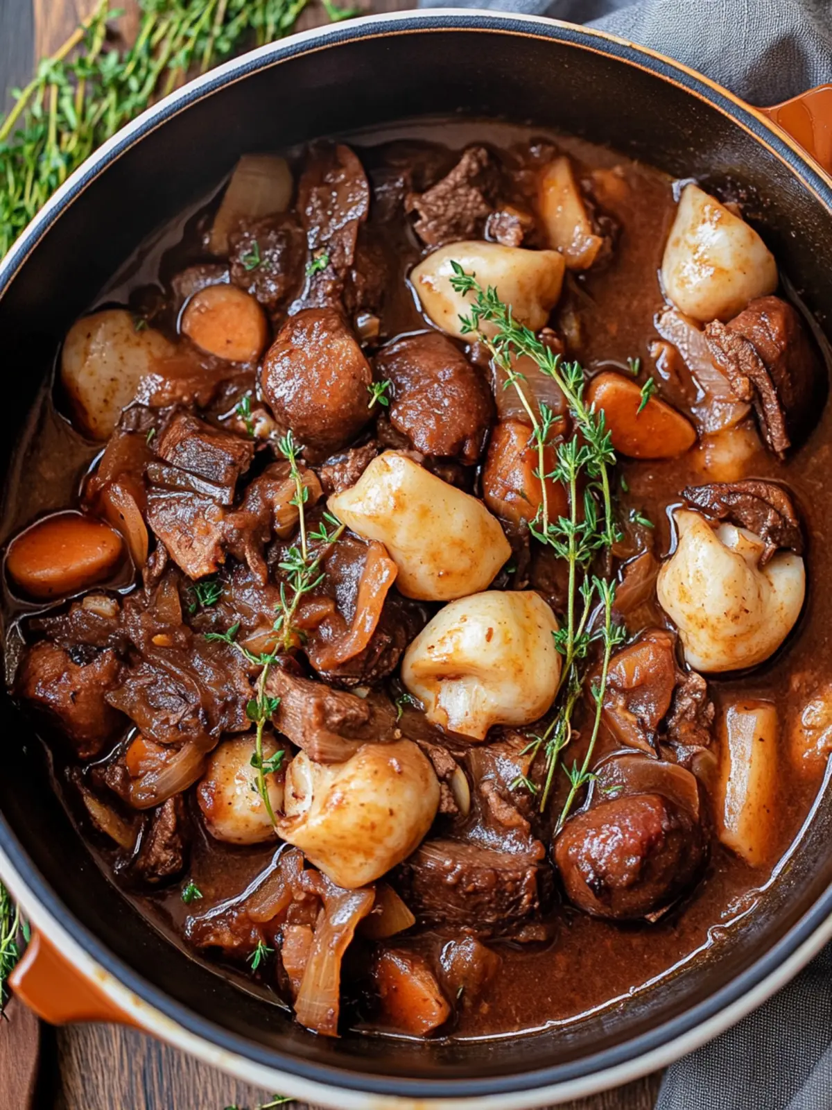 Jackfruit Bourguignon