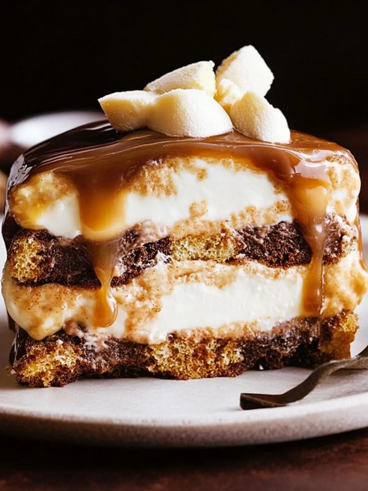 Salted caramel tiramisu