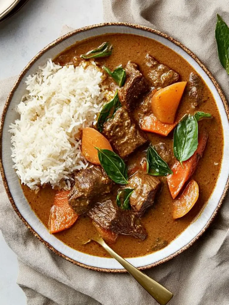 Sri Lankan beef and coconut curry