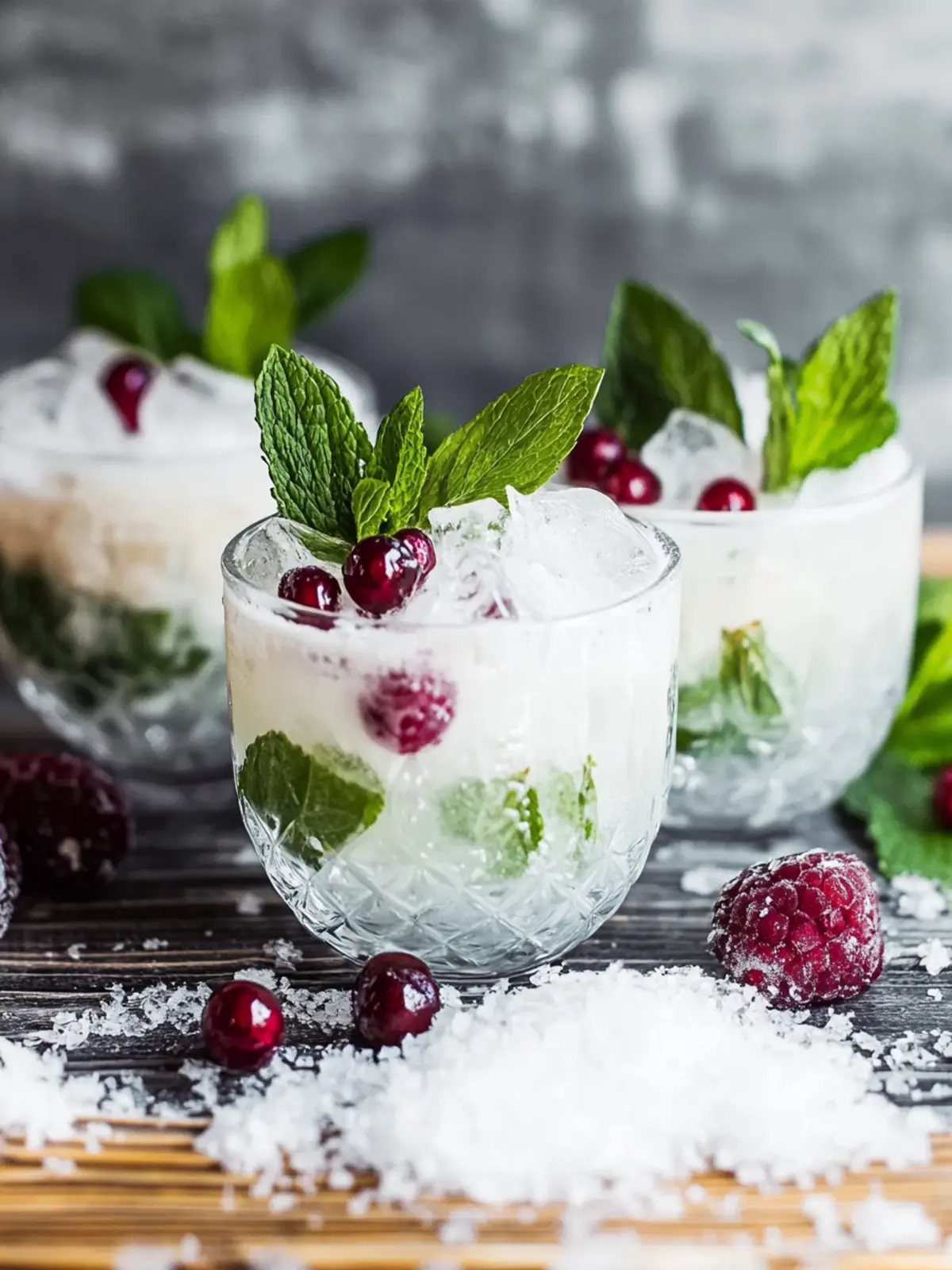 White Christmas Mojito