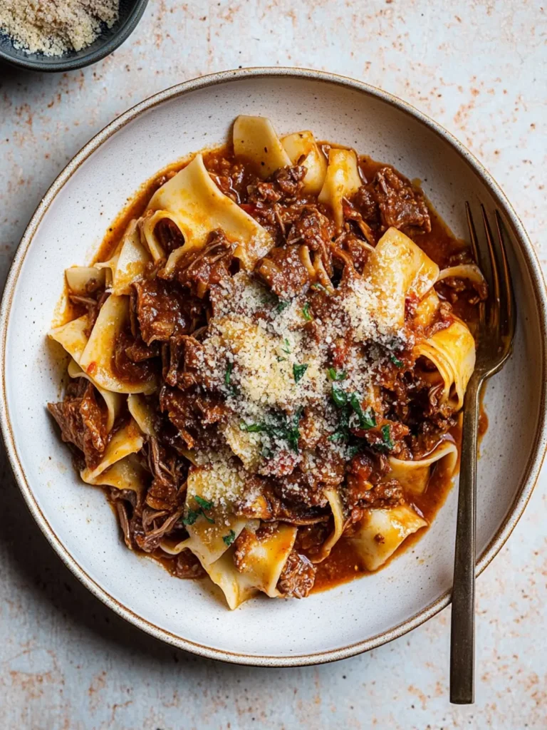 Slow Cooked Beef Shin Ragù