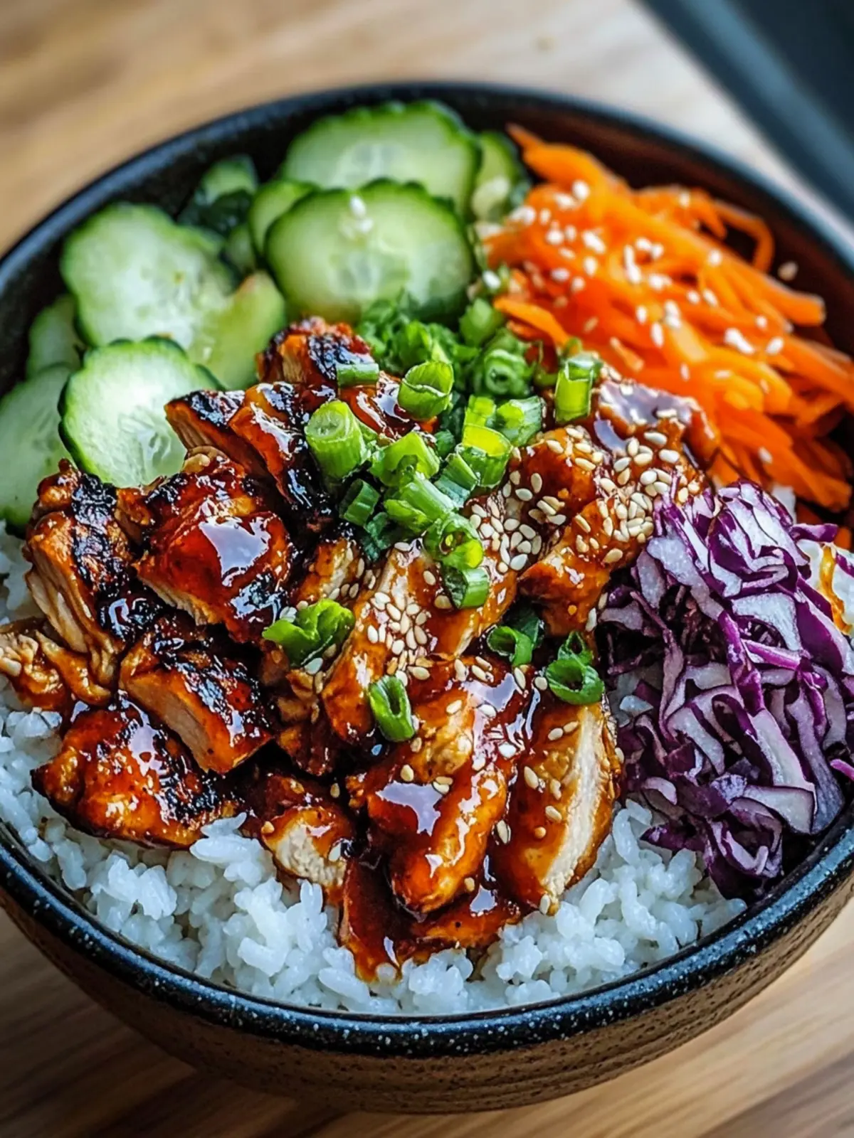 Korean BBQ Chicken Bowls