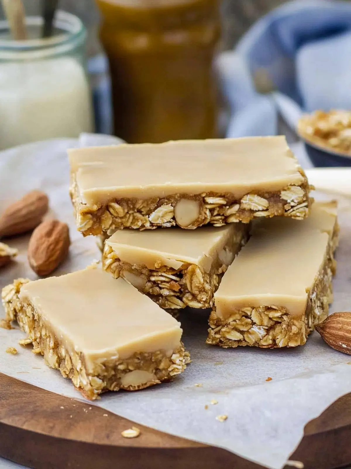 Sweet And Salty Peanut Butter Granola Bars