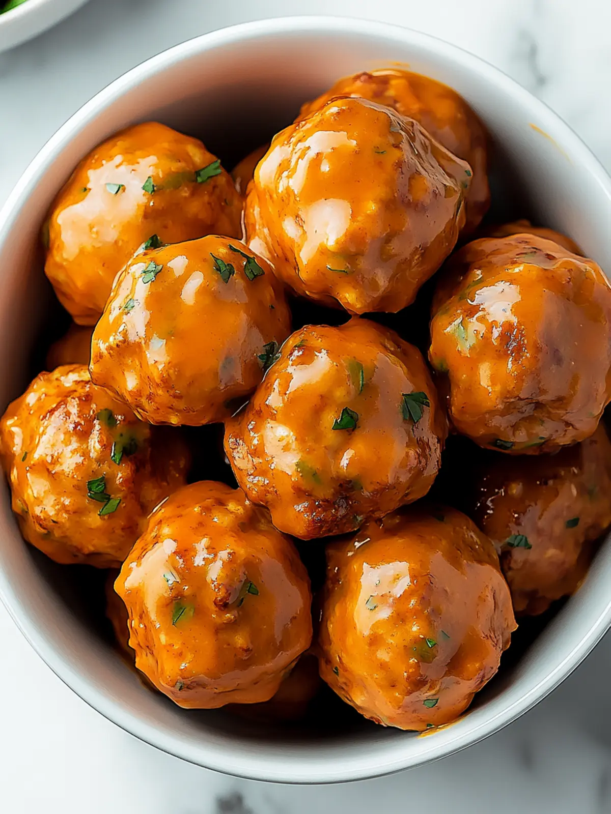 Buffalo Keto Chicken Meatballs