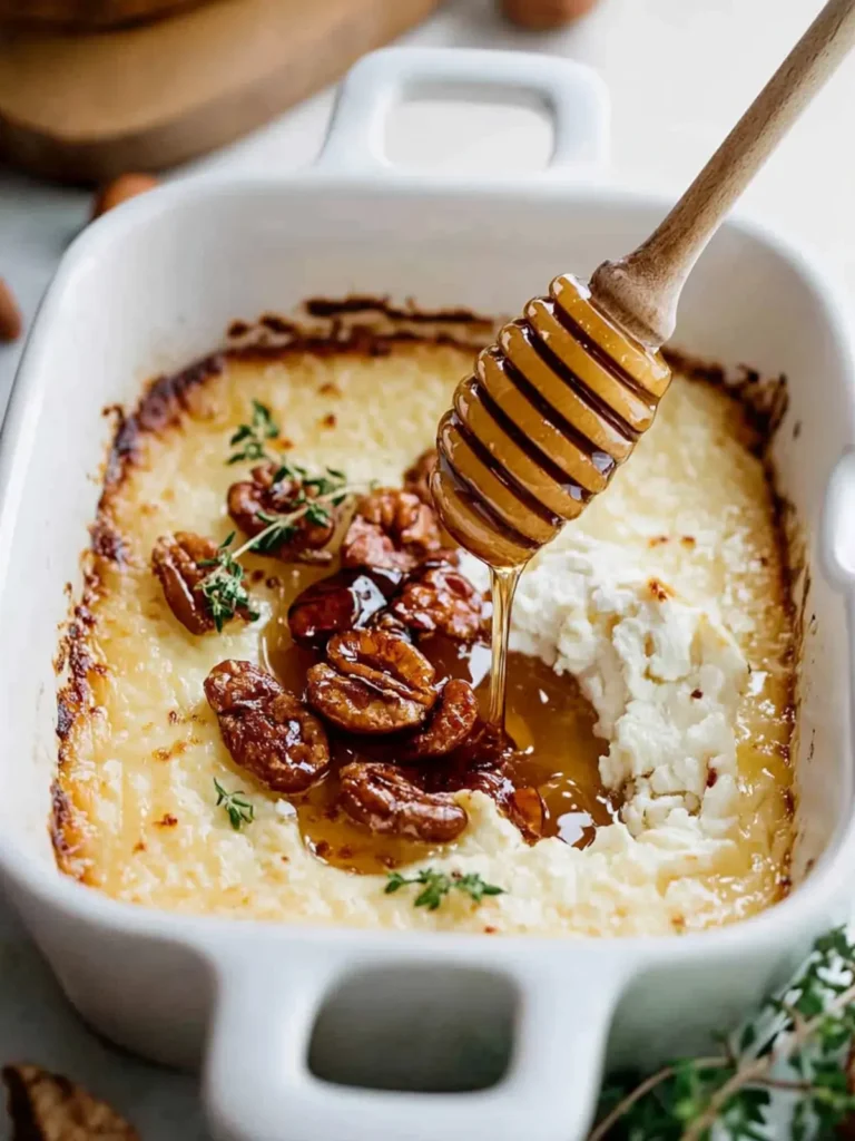 Baked Goat Cheese + Hot Honey