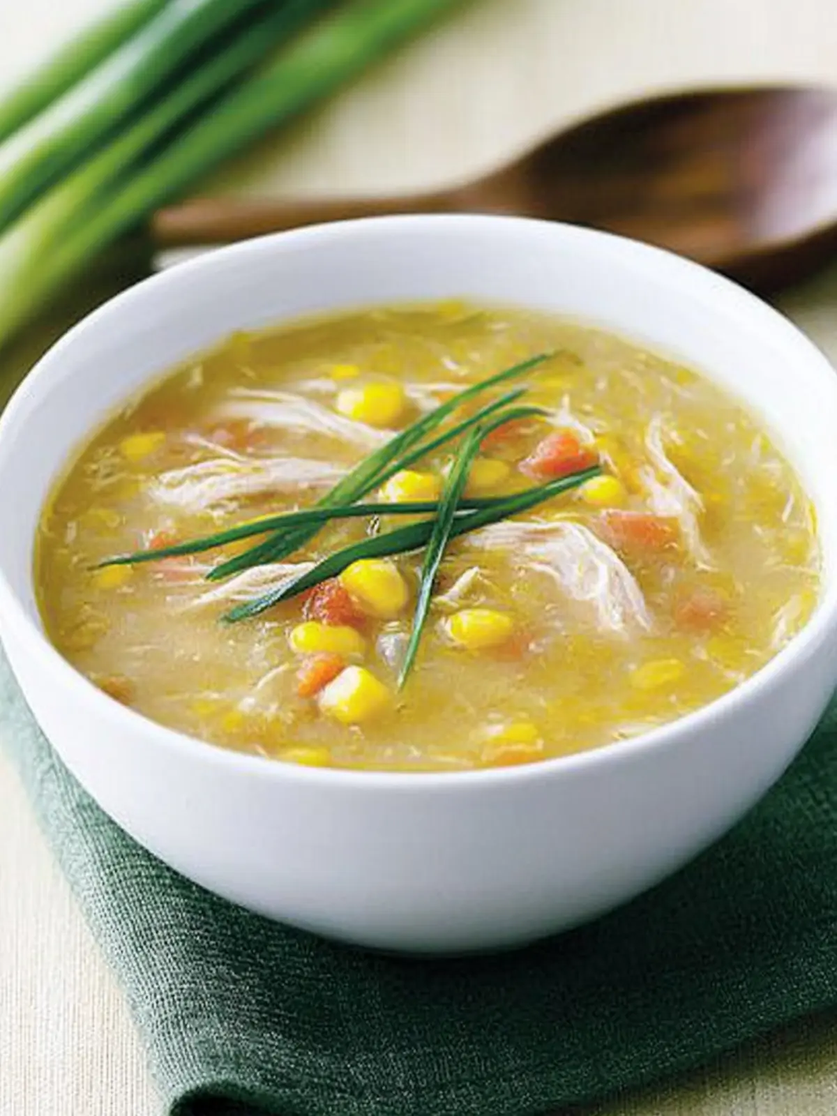 Chicken and sweet corn soup recipe