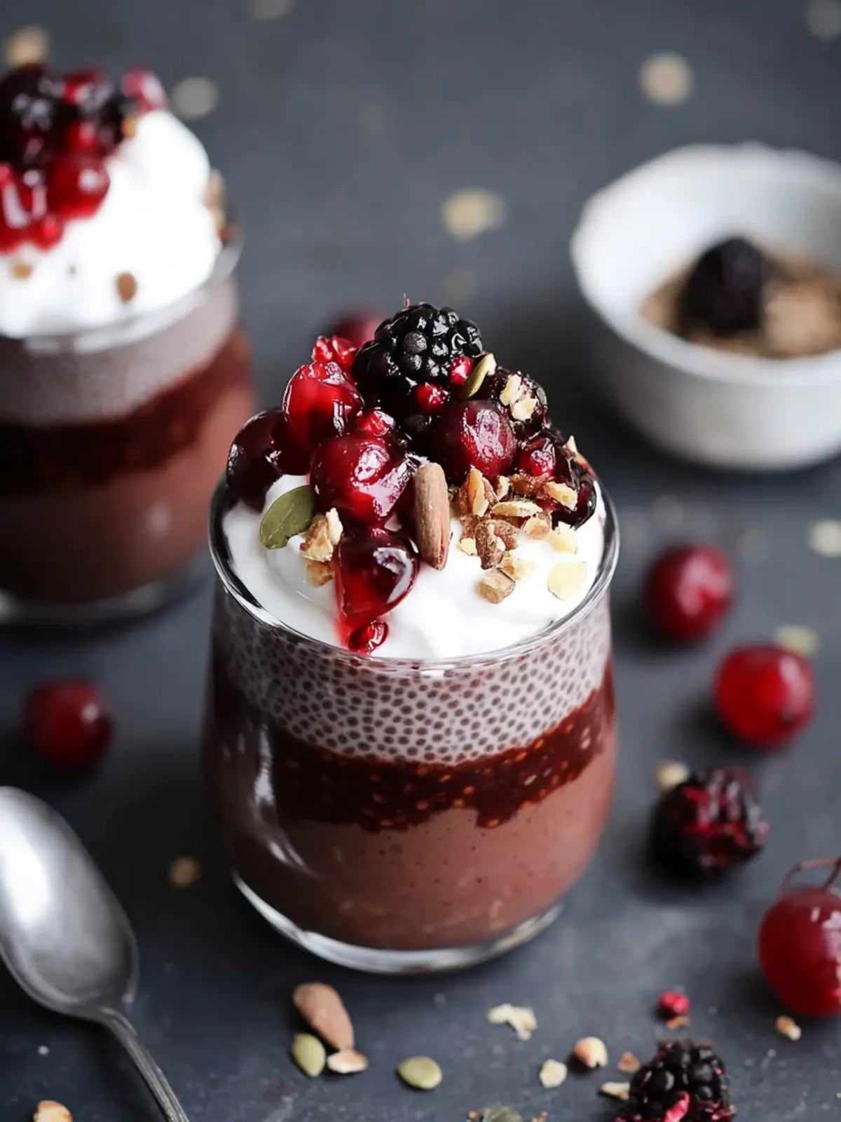 Black Forest Chia Pudding