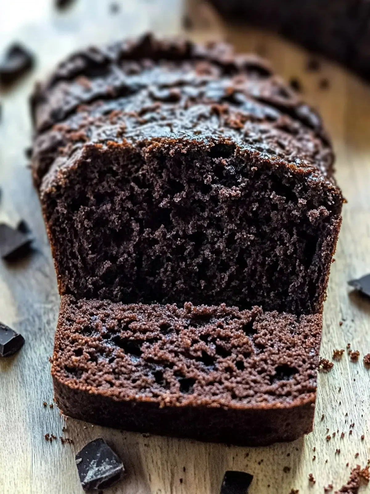 Dark Chocolate Mocha Breakfast Bread