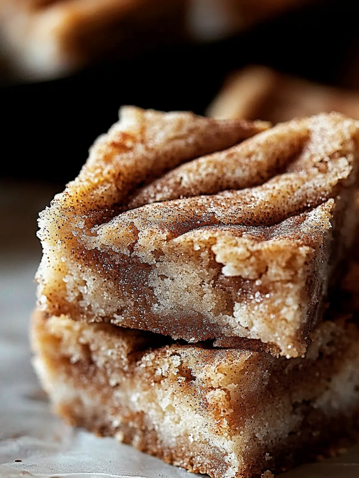 Heavenly Cinnamon Swirl Snickerdoodle Blondies