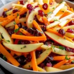 Refreshing Apple Cranberry Carrot Salad