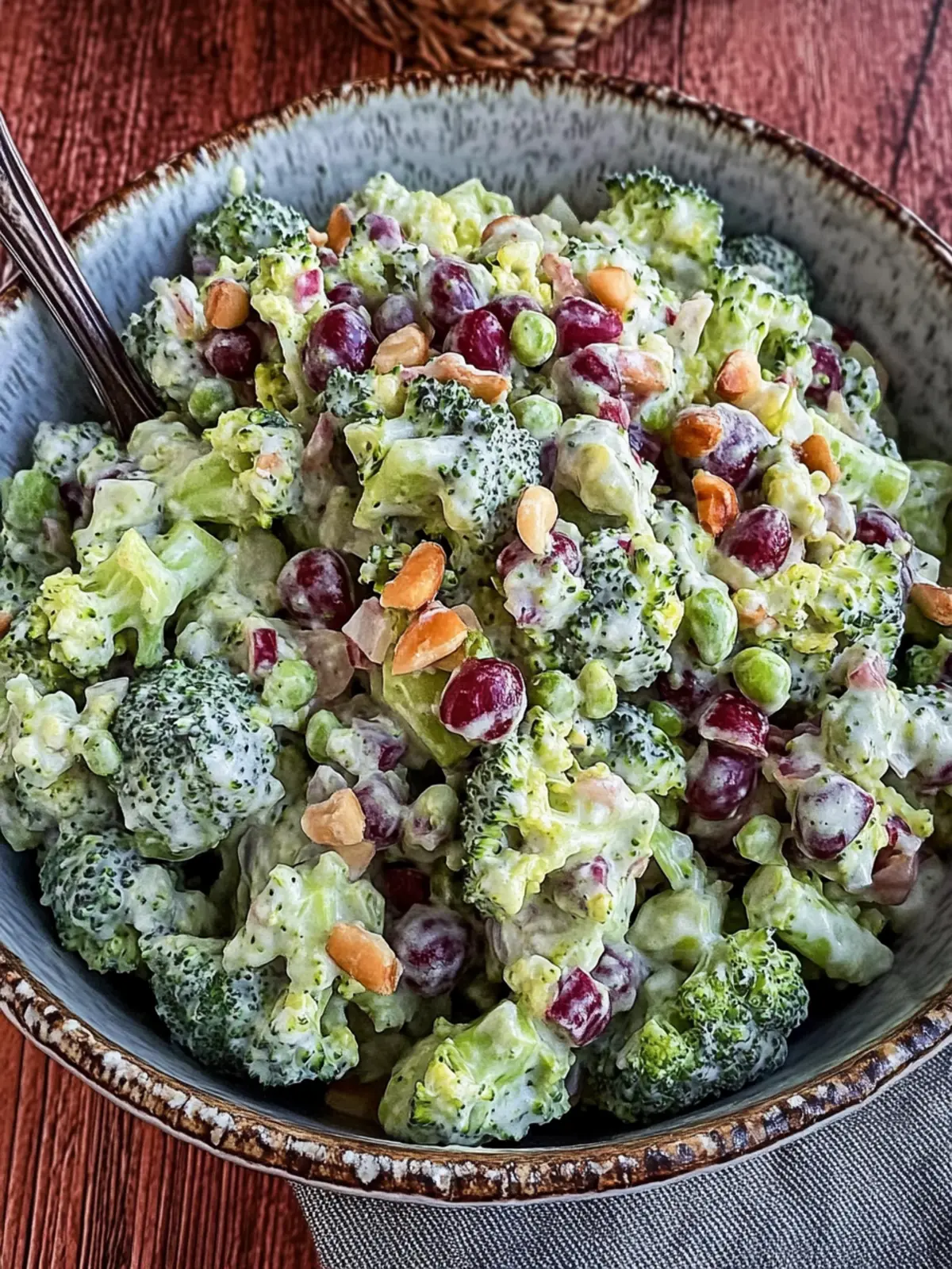 Raw Broccoli Salad