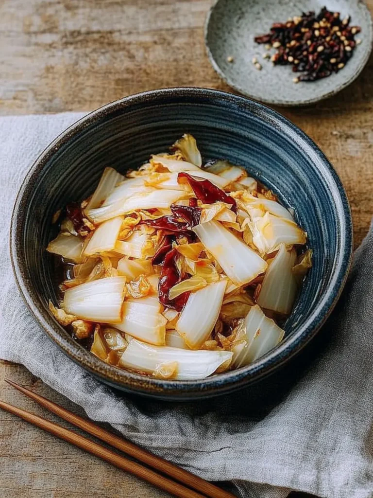 Sichuan Napa Cabbage Stir-fry