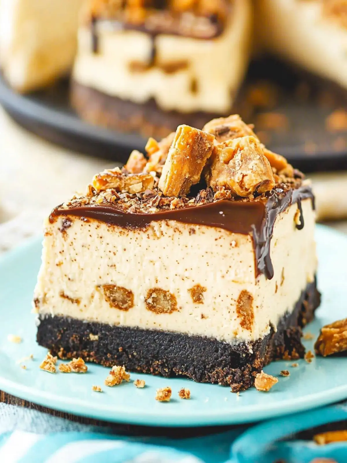 Butterfinger Cheesecake