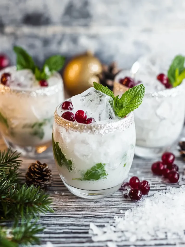 White Christmas Mojito