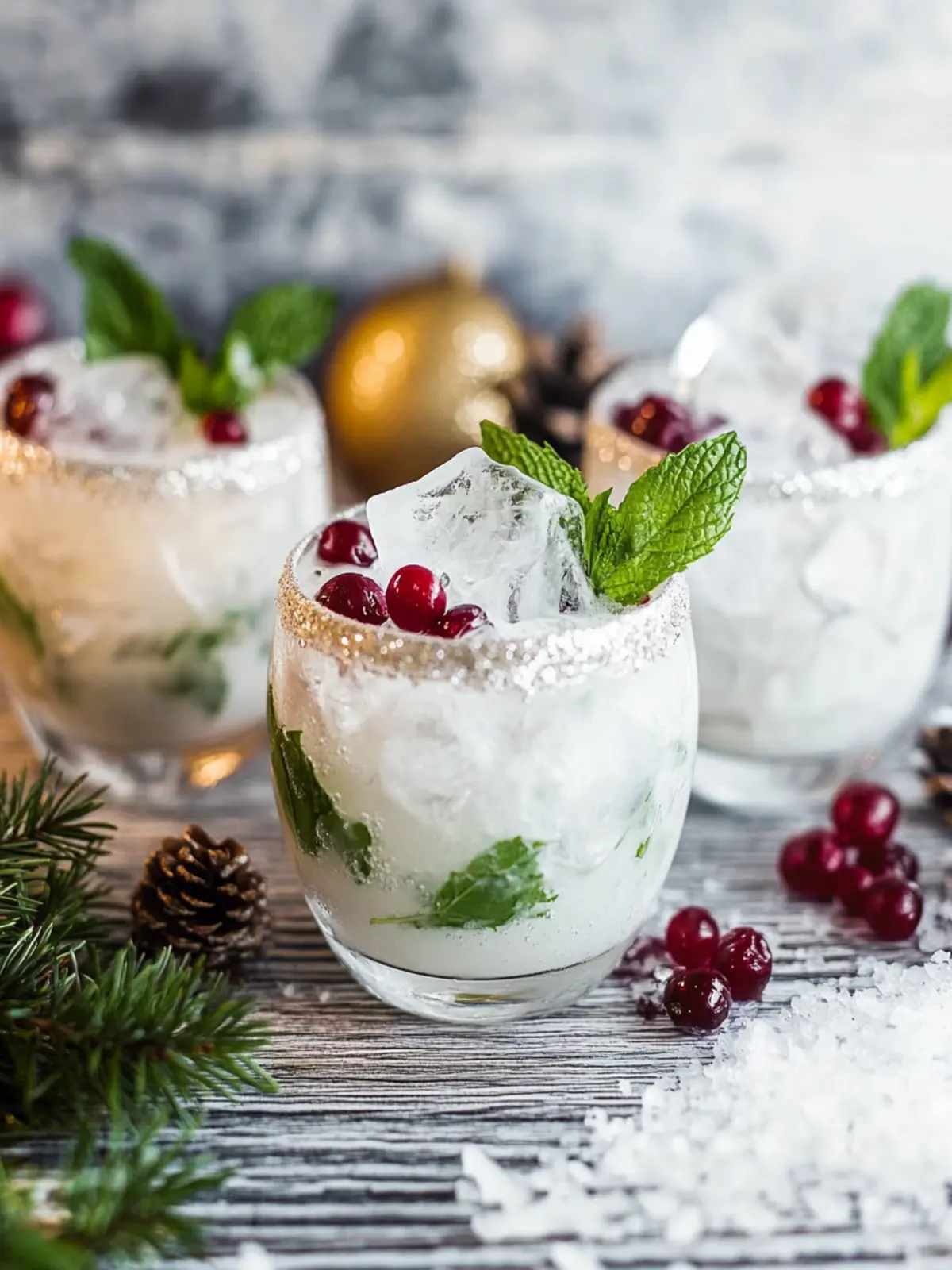 White Christmas Mojito