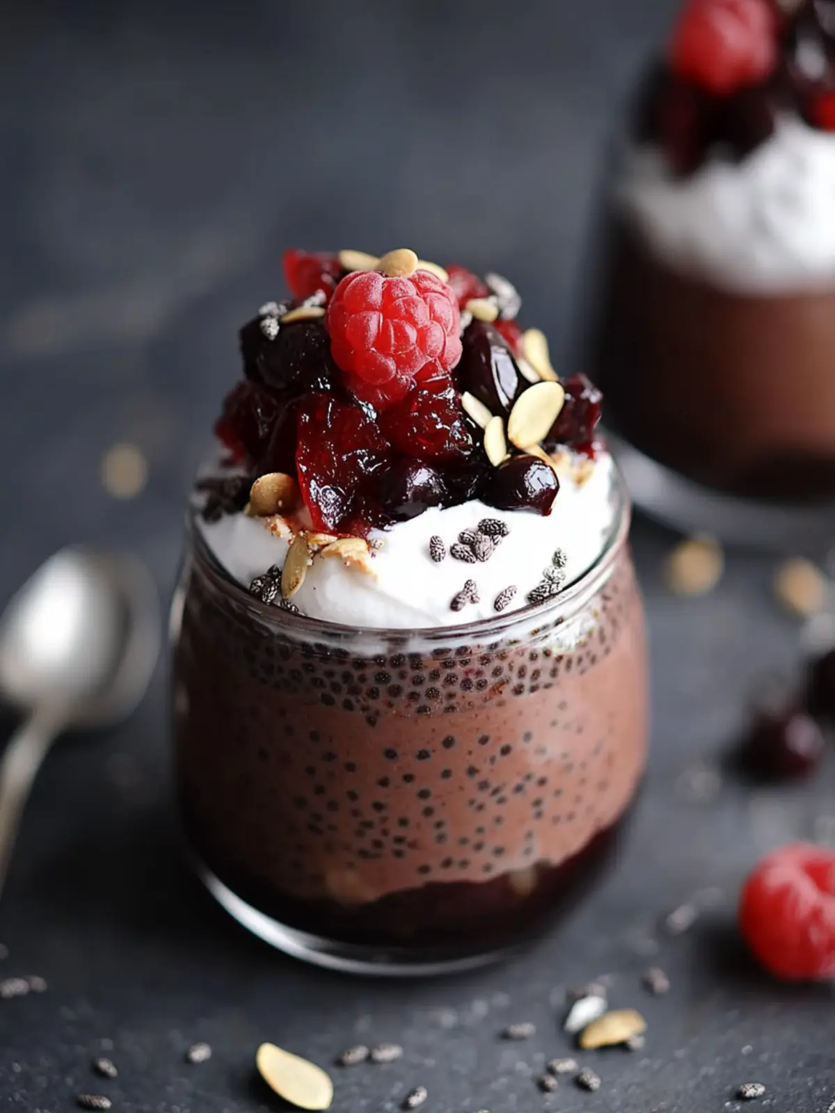 Black Forest Chia Pudding