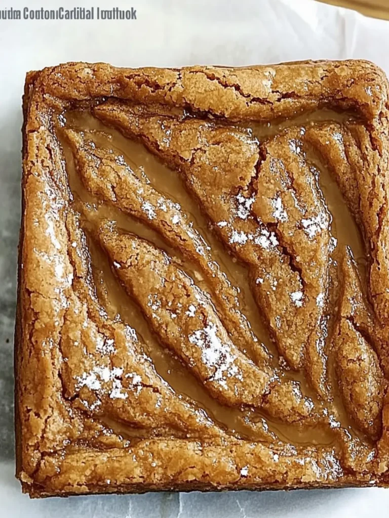 Salted Caramel Blondies