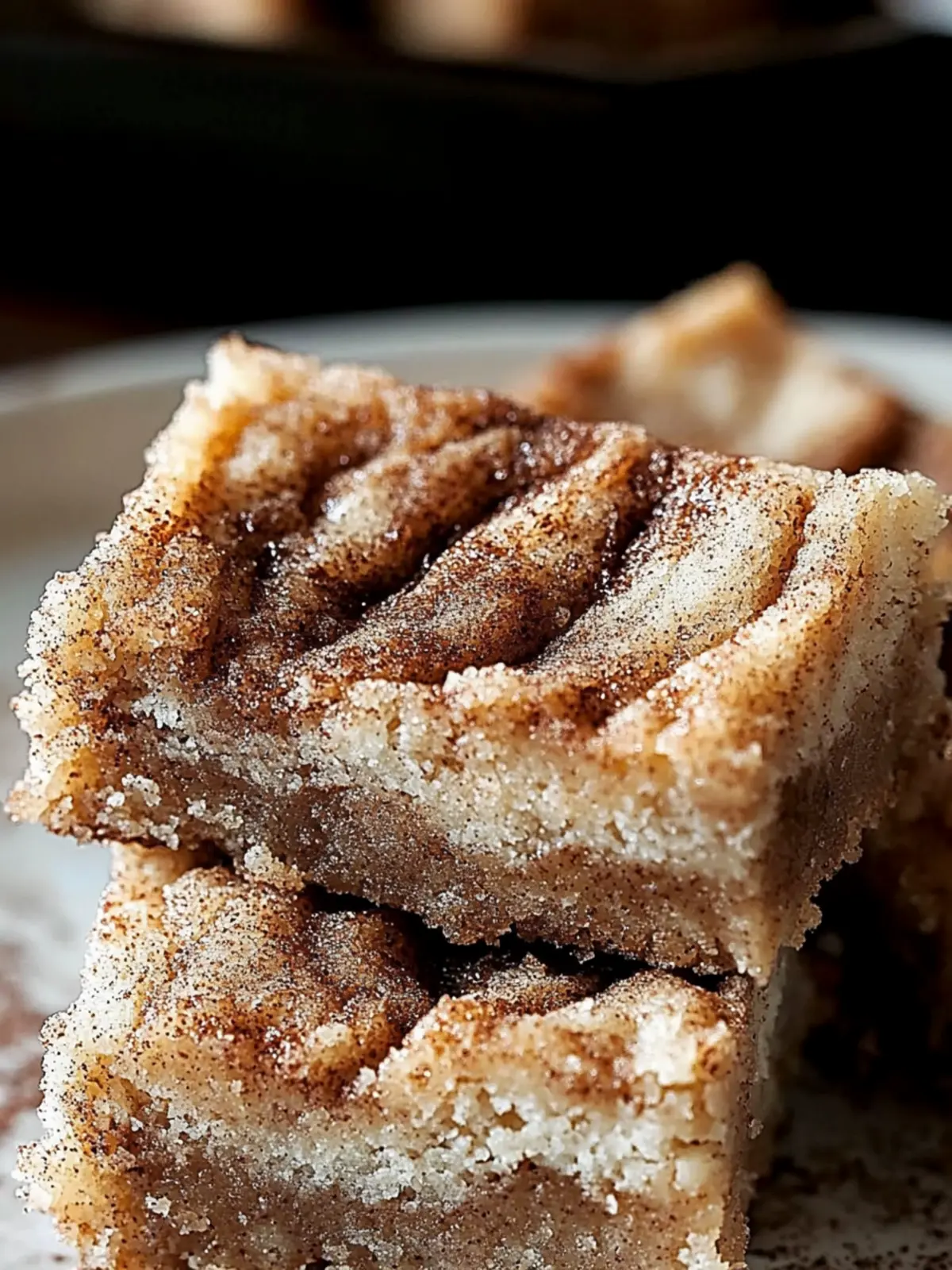 Heavenly Cinnamon Swirl Snickerdoodle Blondies