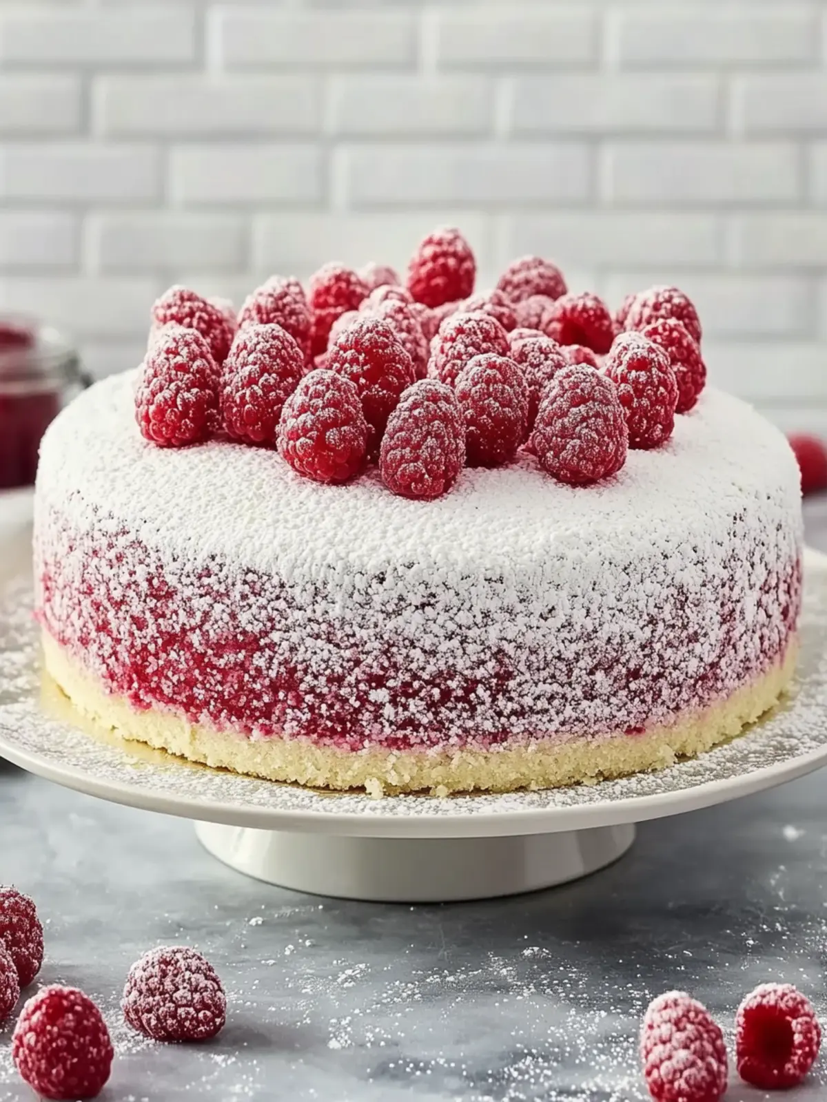 Raspberry Lamington Cake