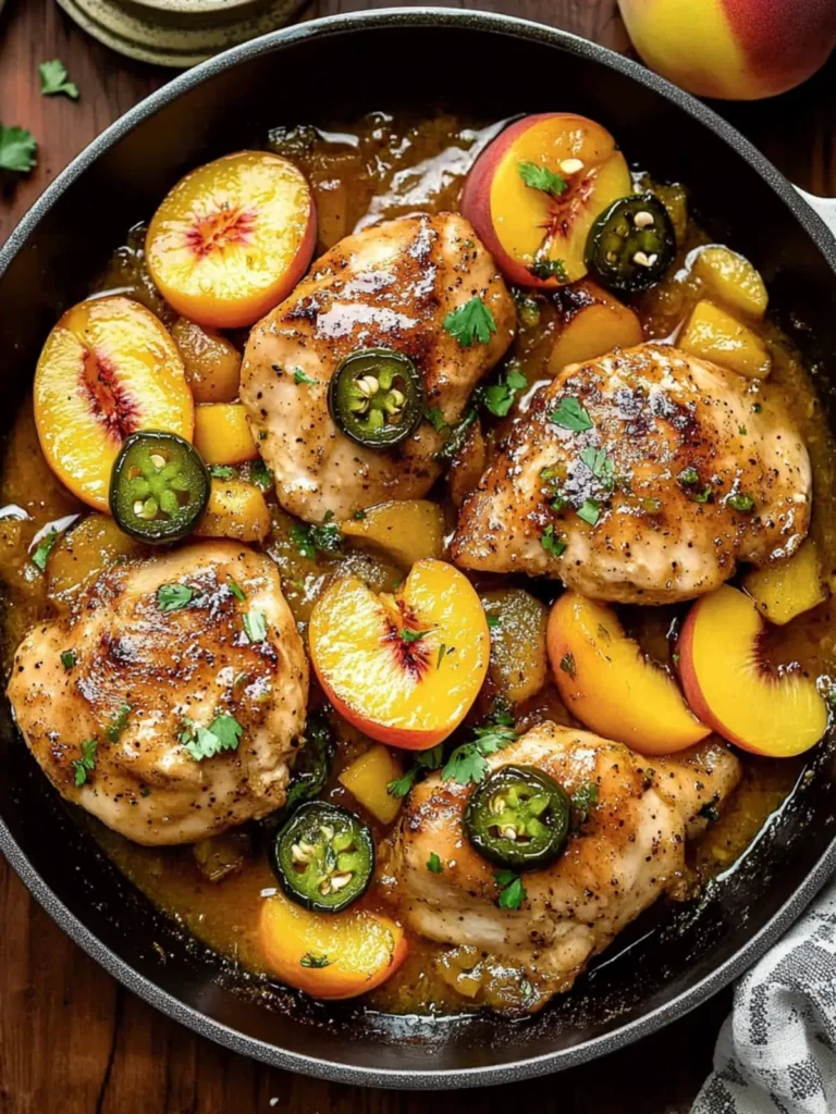 Jalapeno Peach Chicken