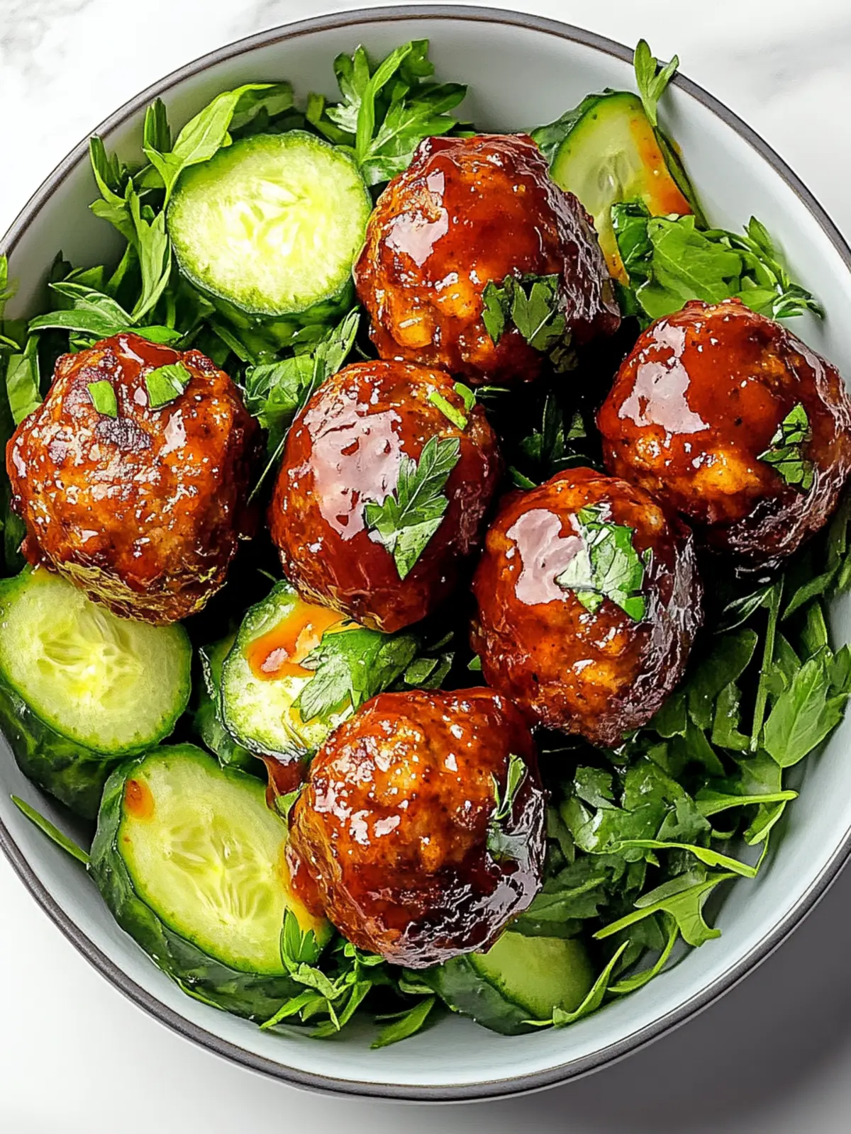 Keto BBQ Bacon Meatballs