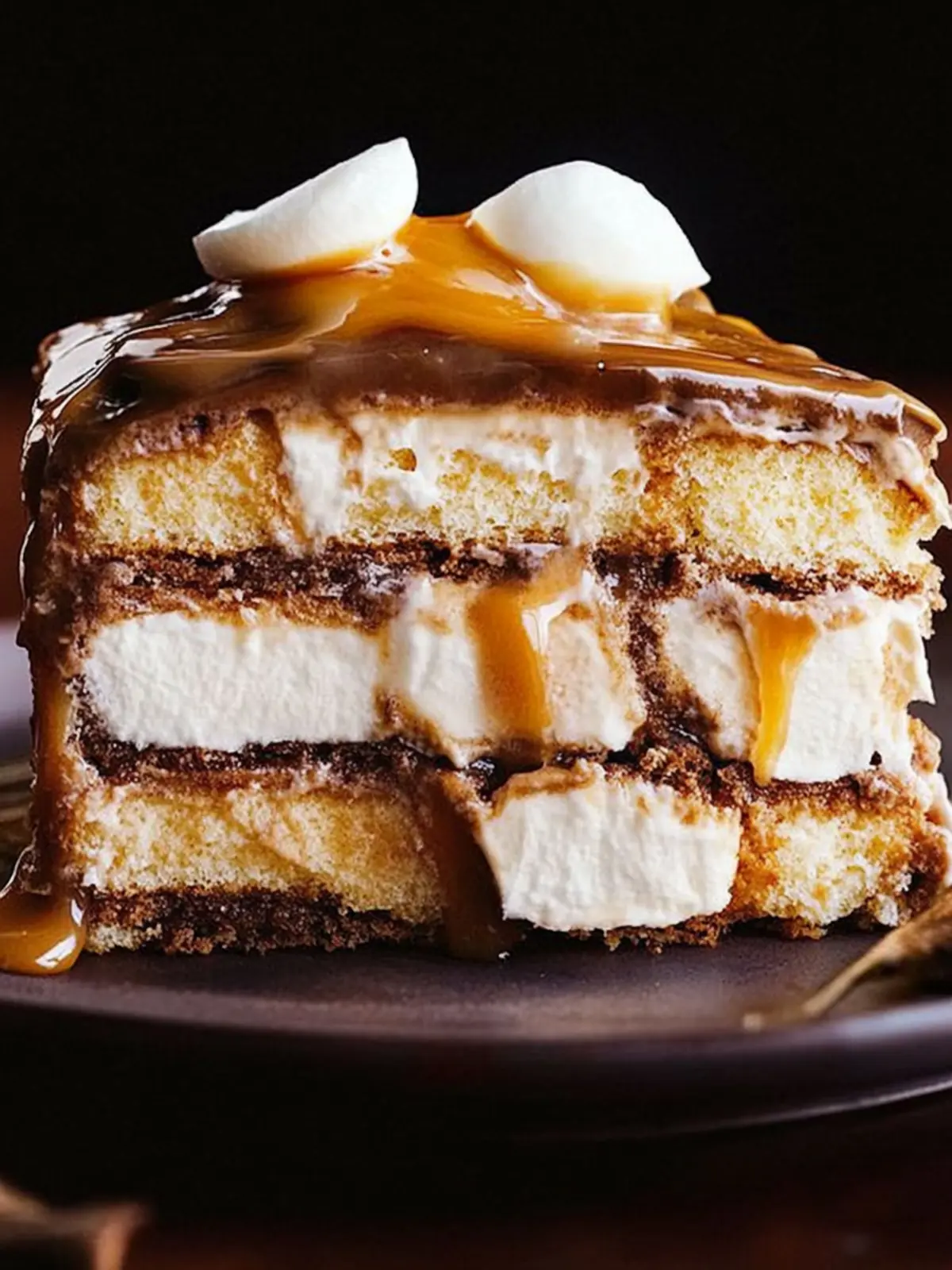 Salted caramel tiramisu