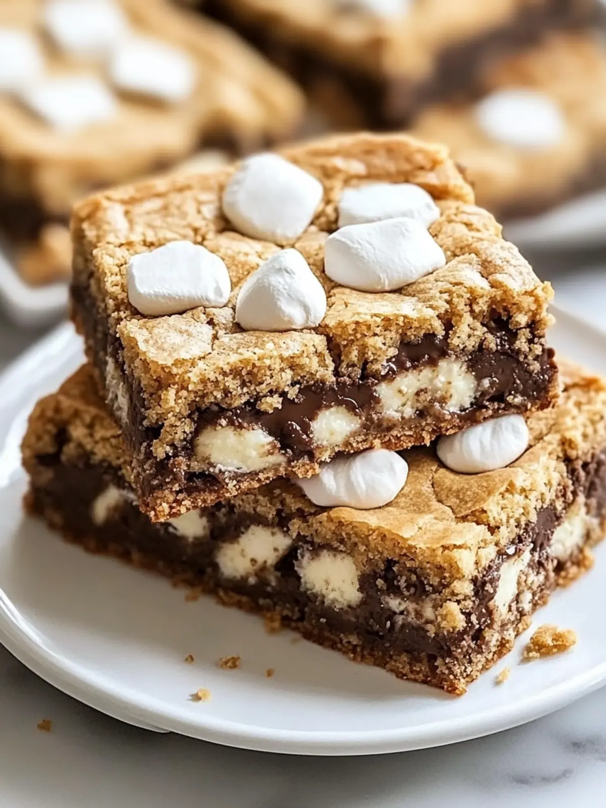 S’mores Cookie Bars