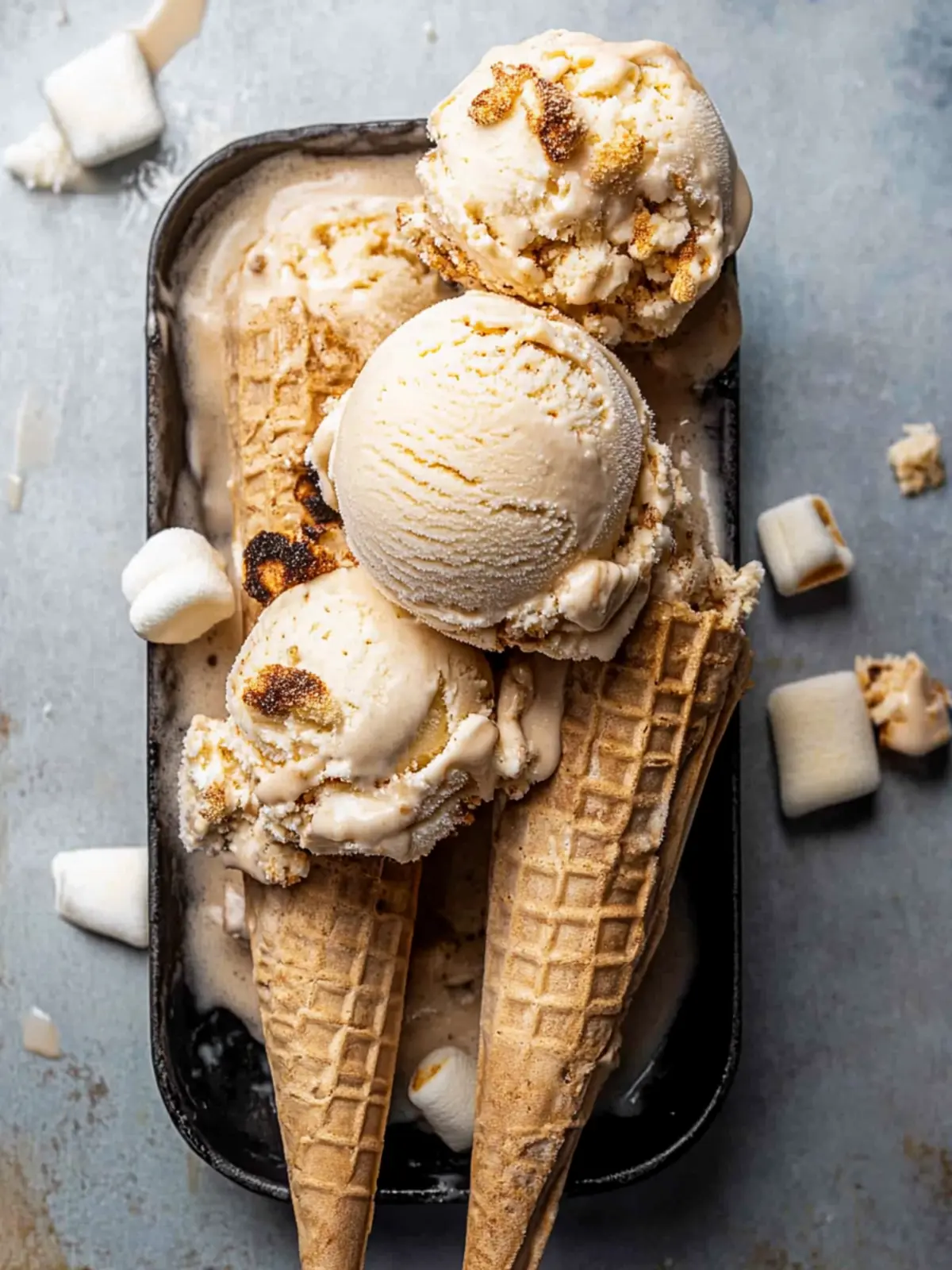 Toasted Marshmallow Ice Cream