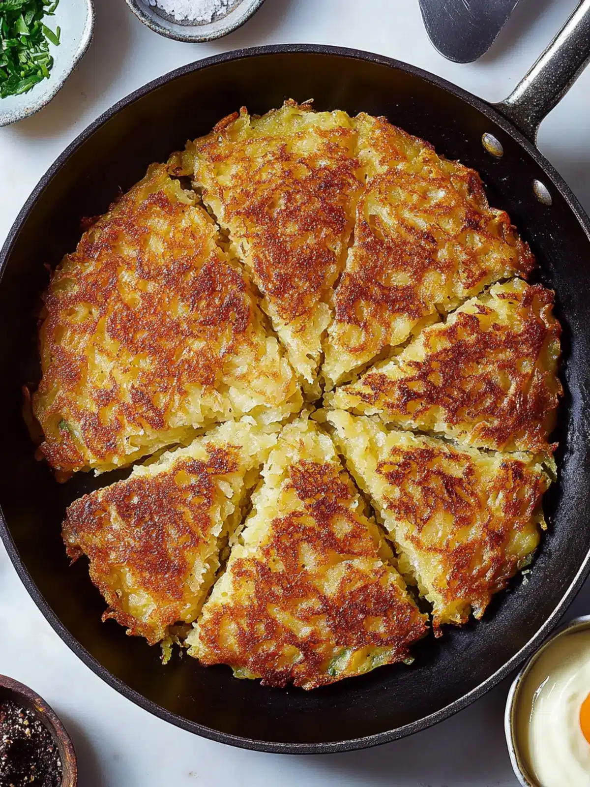 Giant Skillet Latke