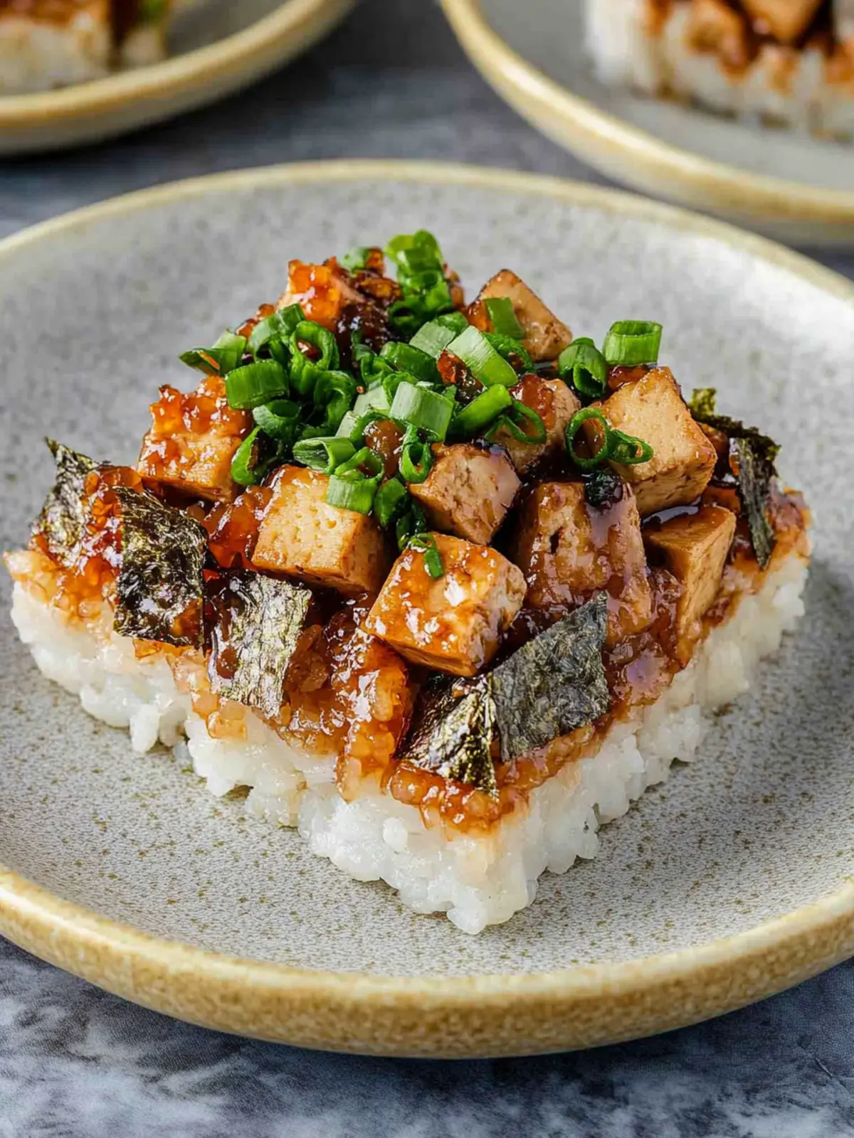 Easy Tofu Musubi Bake