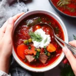 Borscht Soup with Beef