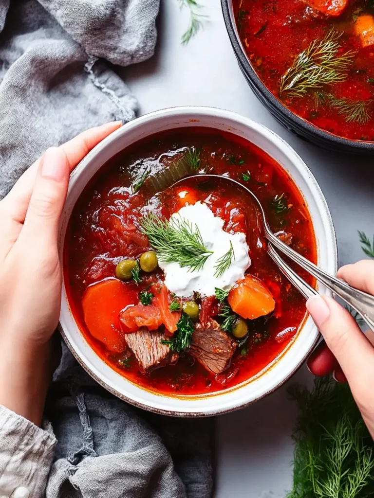 Borscht Soup with Beef