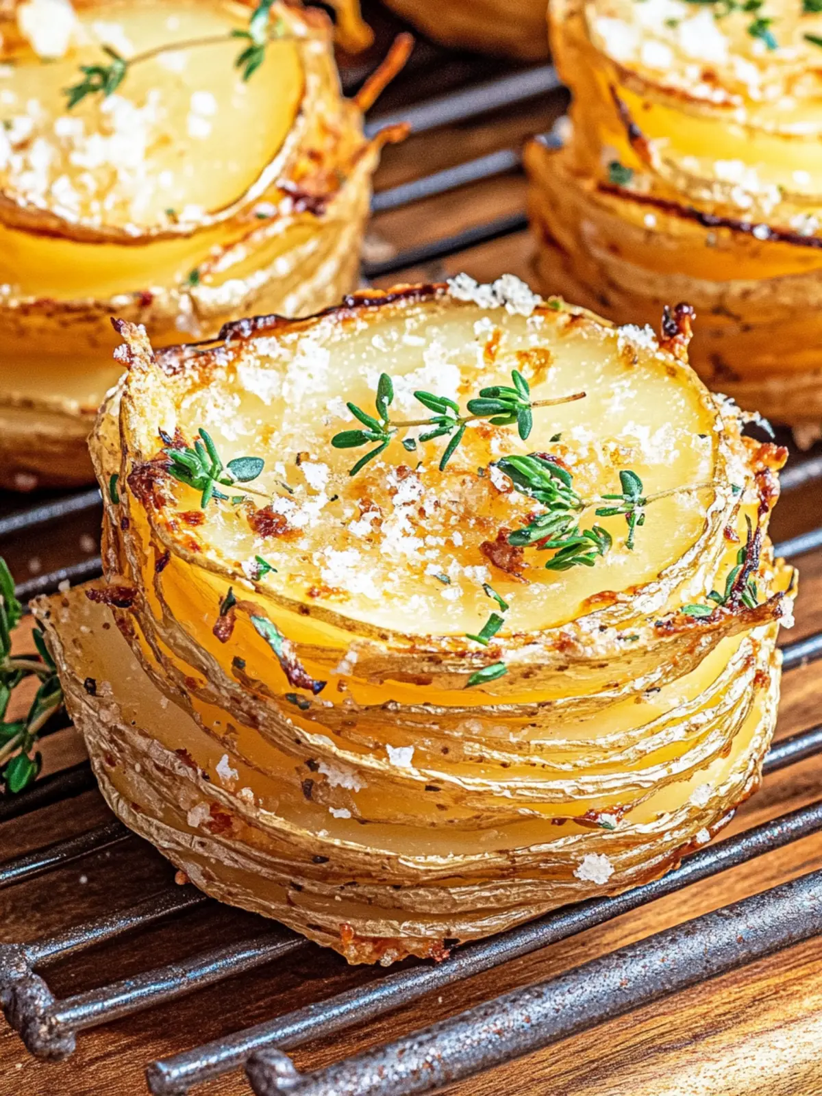 Parmesan Potato Stacks
