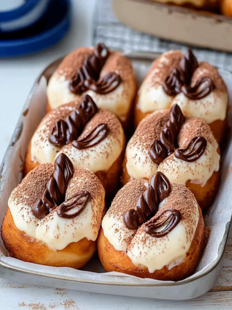 Tiramisu Doughnuts