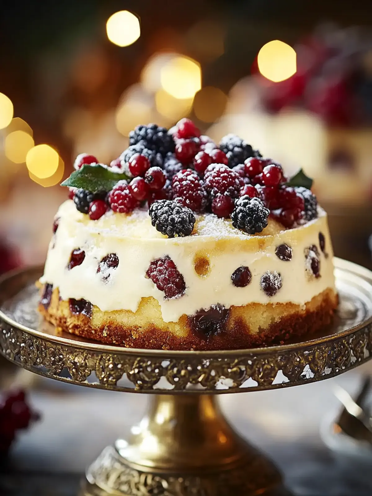 Italian Christmas pudding cake