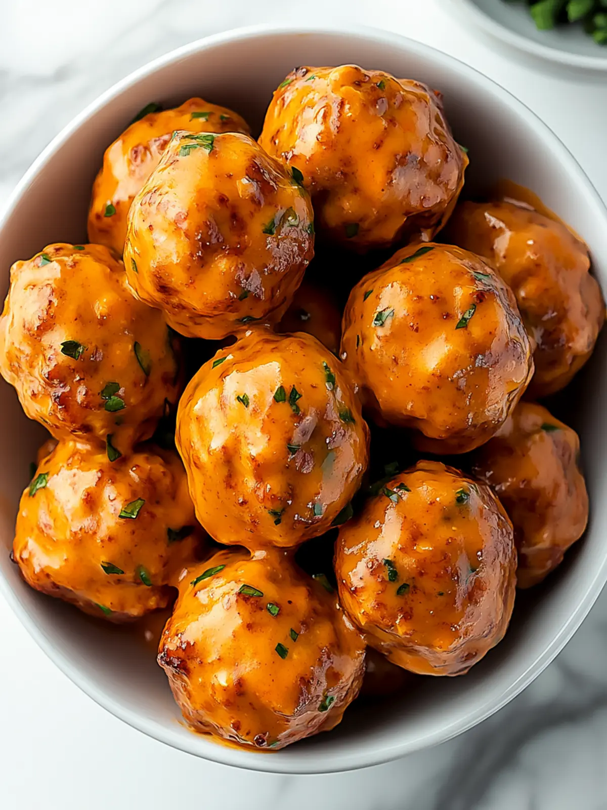 Buffalo Keto Chicken Meatballs