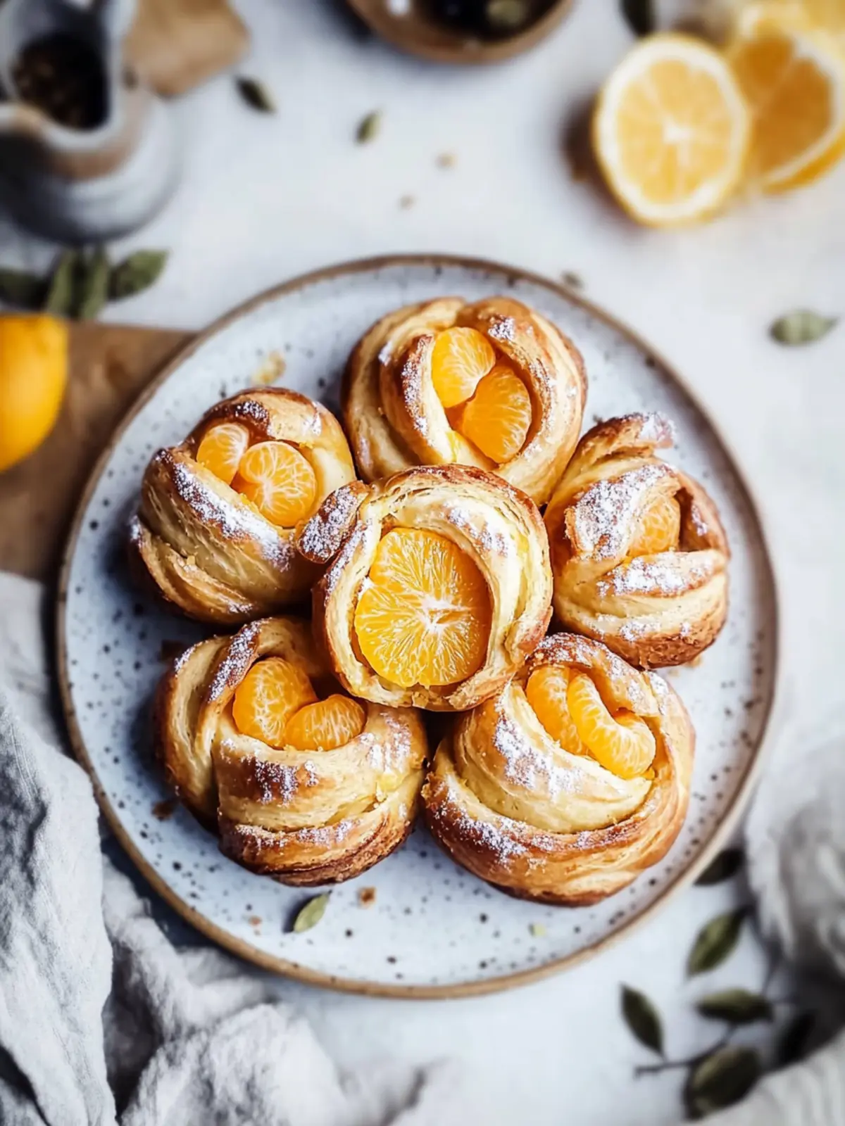 Heavenly Vegan Orange Cardamom Buns