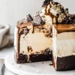 Moose Tracks Ice Cream Cake
