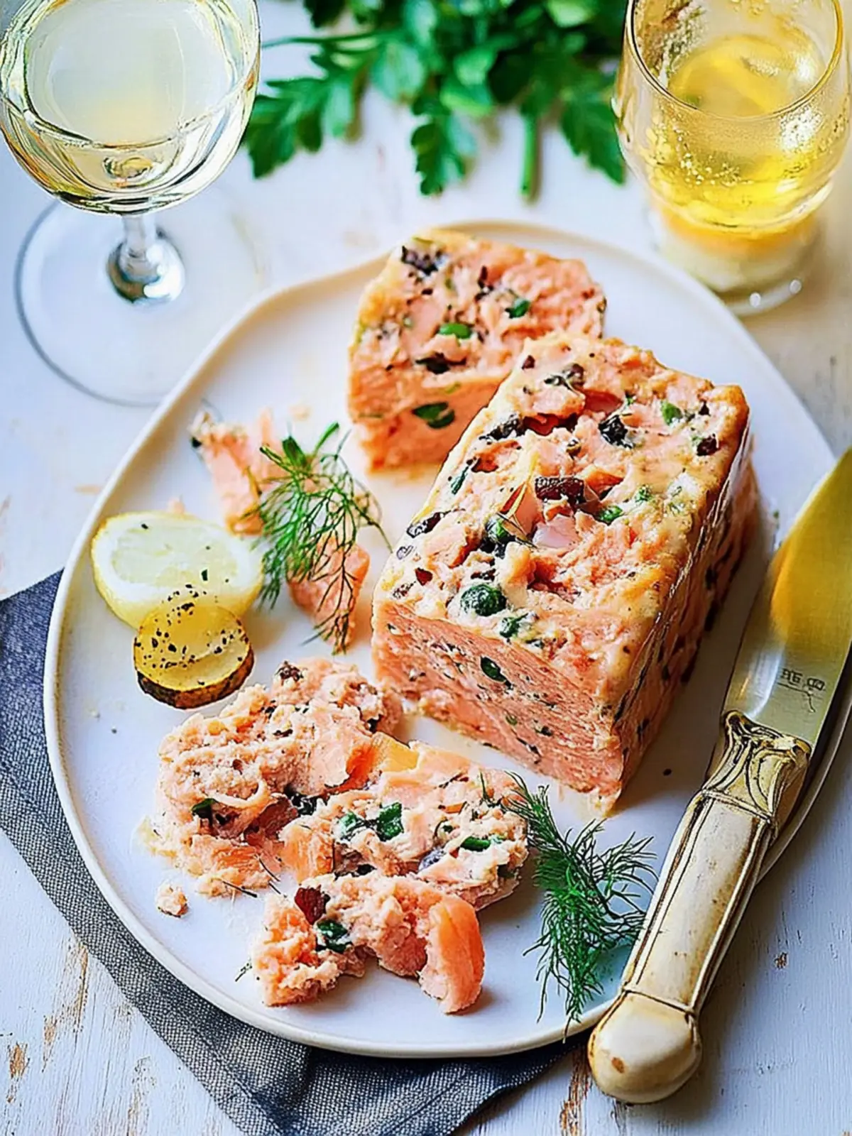 Salmon and shrimp pate