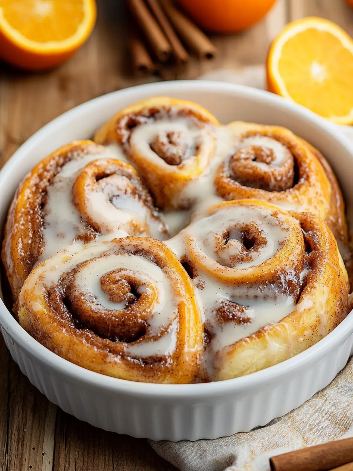 Vegan Orange Cinnamon Rolls