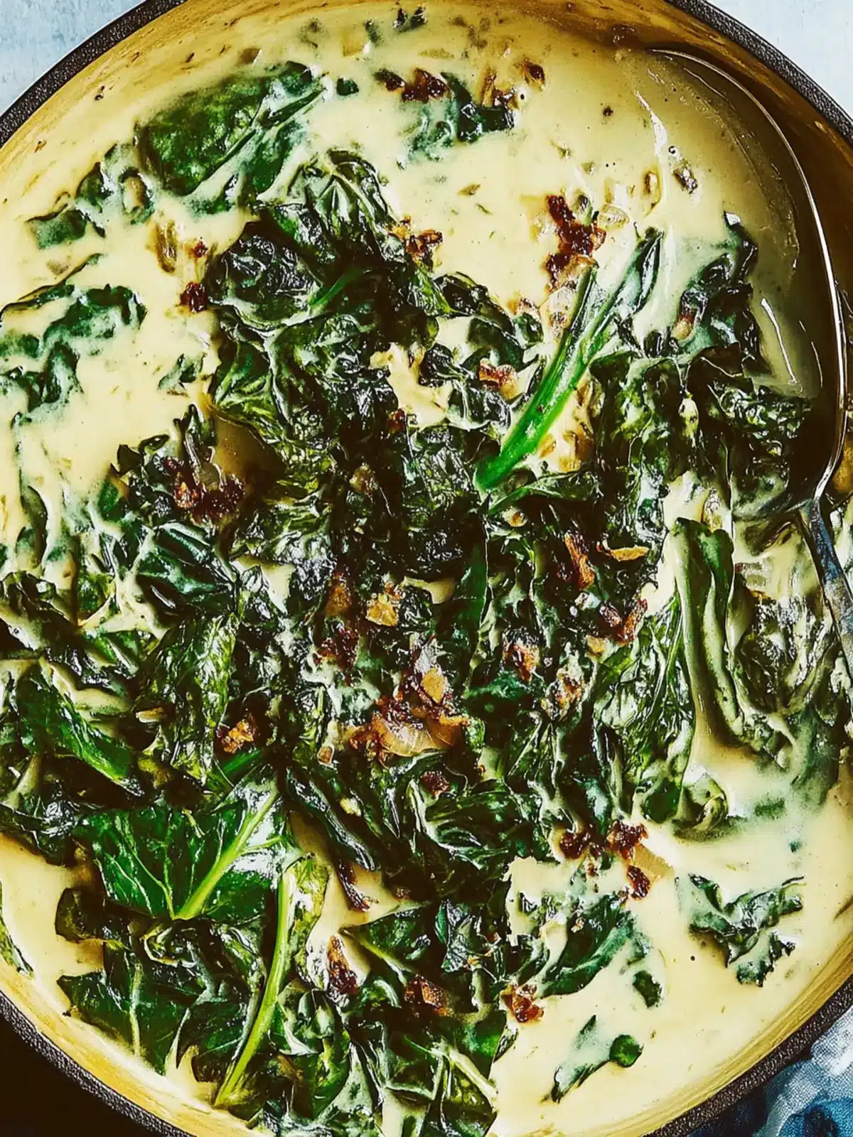 One-Pot Creamy Vegan Greens
