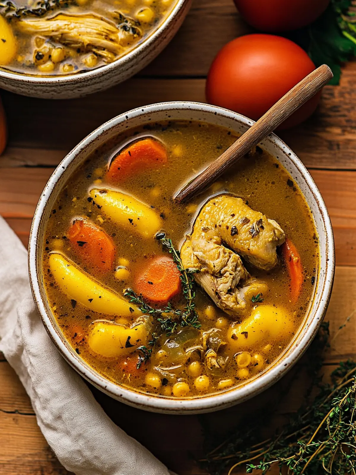 Nourishing Jamaican Chicken Soup