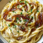 Creamy Caramelized Onion Pasta