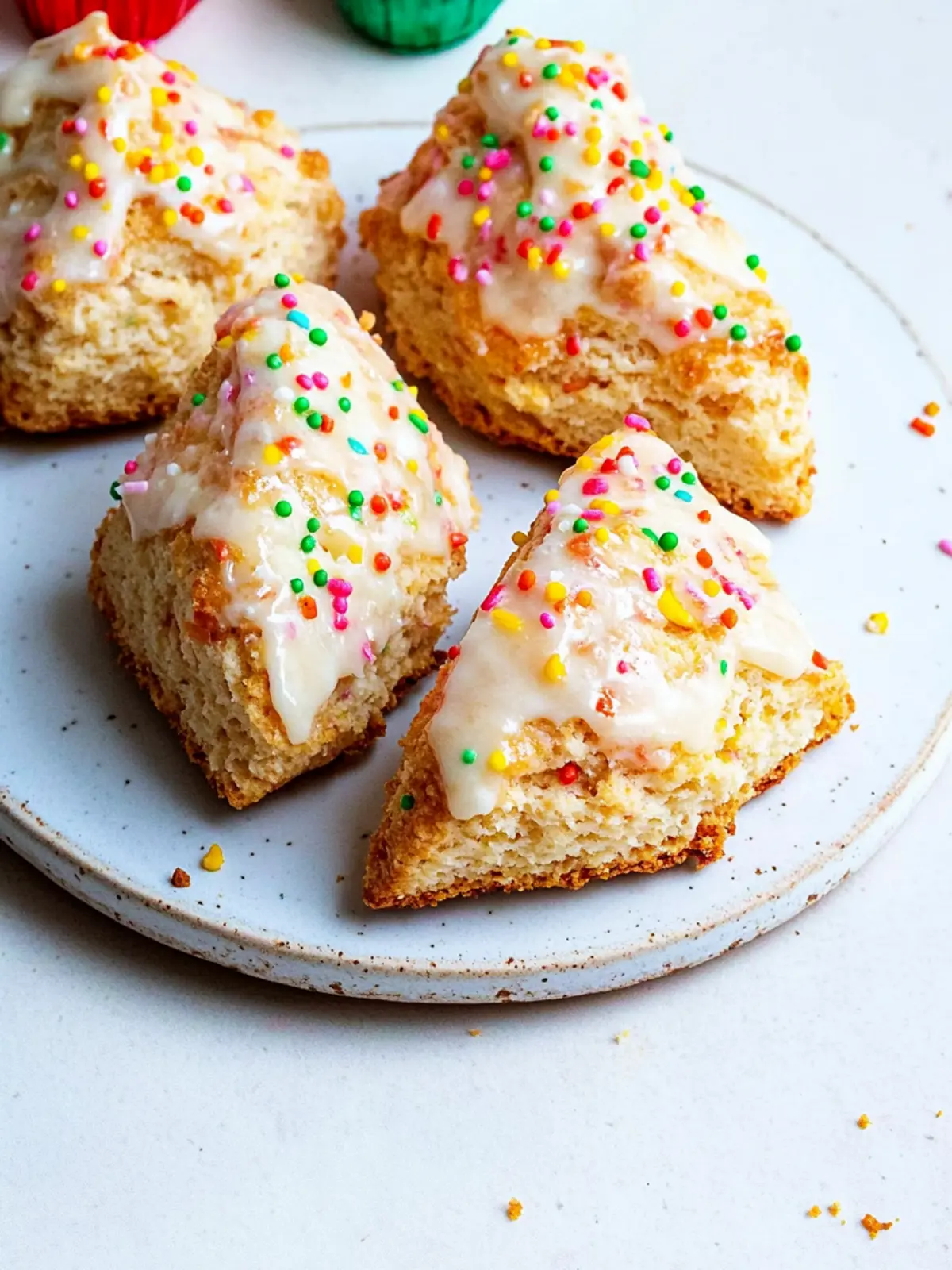 Birthday Cake Scones