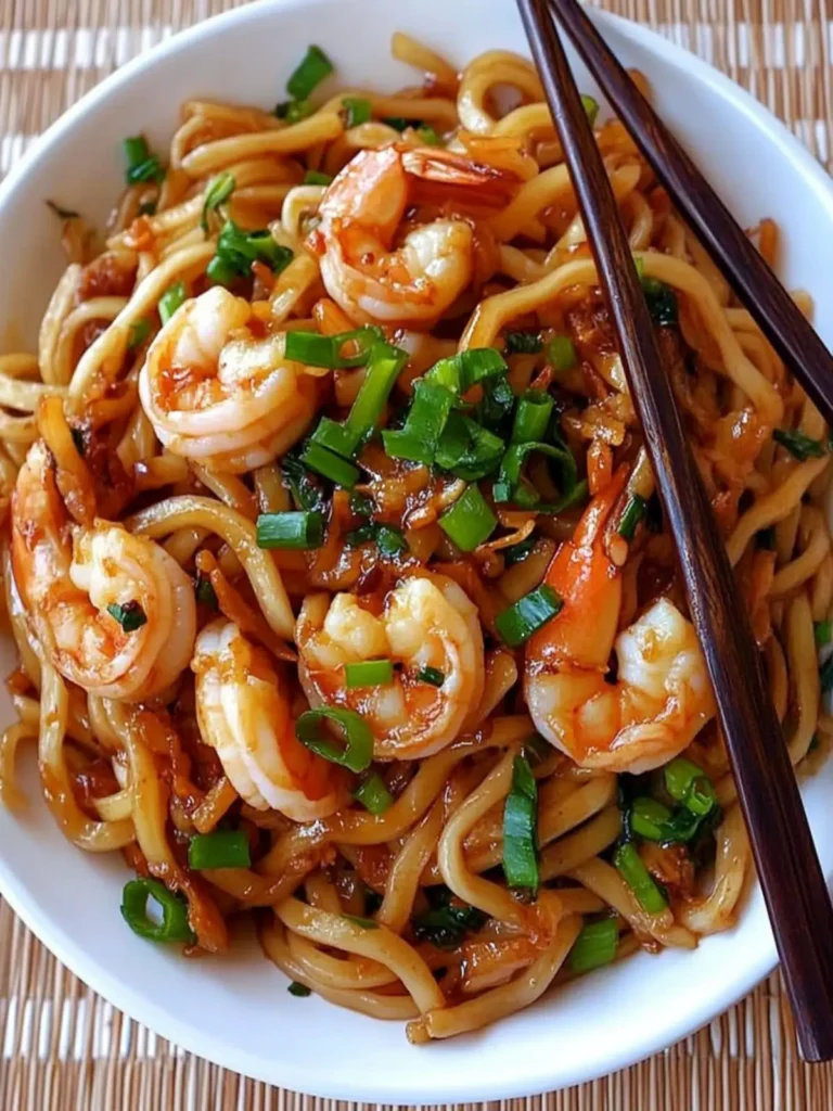 Garlic Prawn Udon